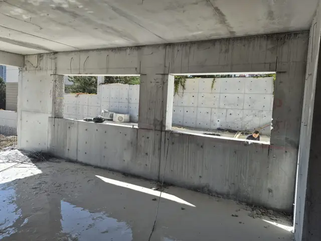Betonarme perde duvarda pencere boşluğu açma
