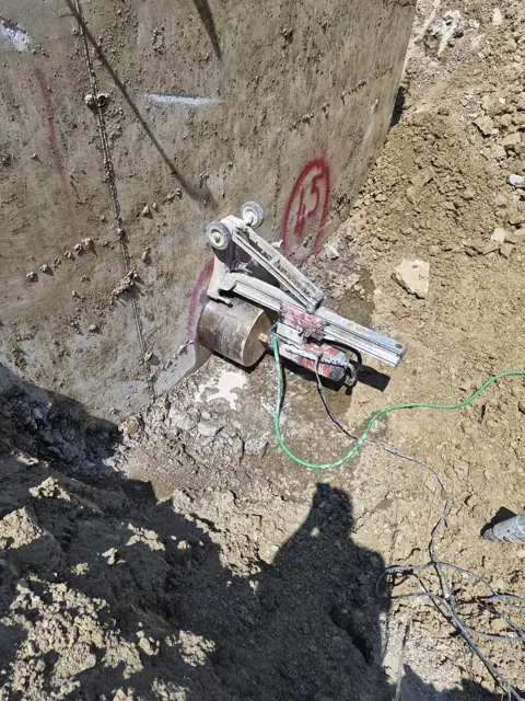 Büyük çaplı karot ile perde duvar delme