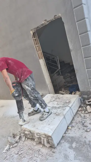 Betonarme duvarda kapı boşluğu açma ve kırma
